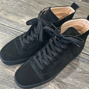 Christian louboutin sneakers red bottoms